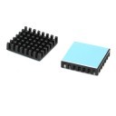 3M-8810 Aavid Thermalloy Premium Black Heat Sink (27mm x 27mm x 7mm)