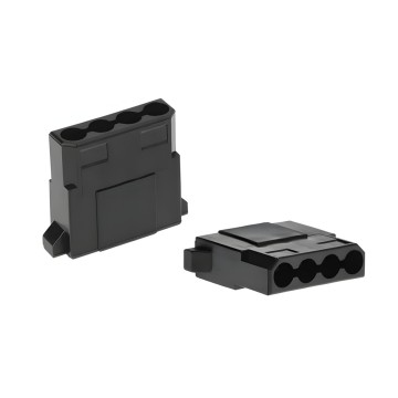MODDIY Standard 4 Pin Female Connector Black with Pins