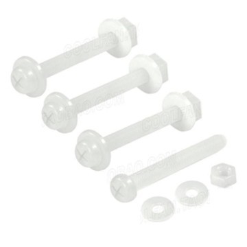 Anti-vibration Plastic Fan Screws Set - White (M3 x 40mm)