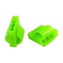 4 Pin PSU Molex Power Female Connector with Pins UV Green