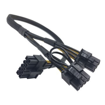 HP Server DL380 Gen8 10 Pin to 8 Pin and 6 Pin GPU PCIE Power Cable