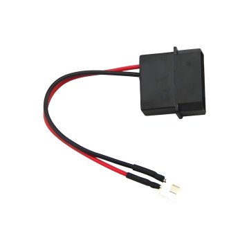 4 Pin Molex Connector Male to 2 Pin GPU Mini Fan Connector Male