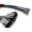 Mini 4-Pin GPU to 2 x 4-Pin PWM Fan Adapter