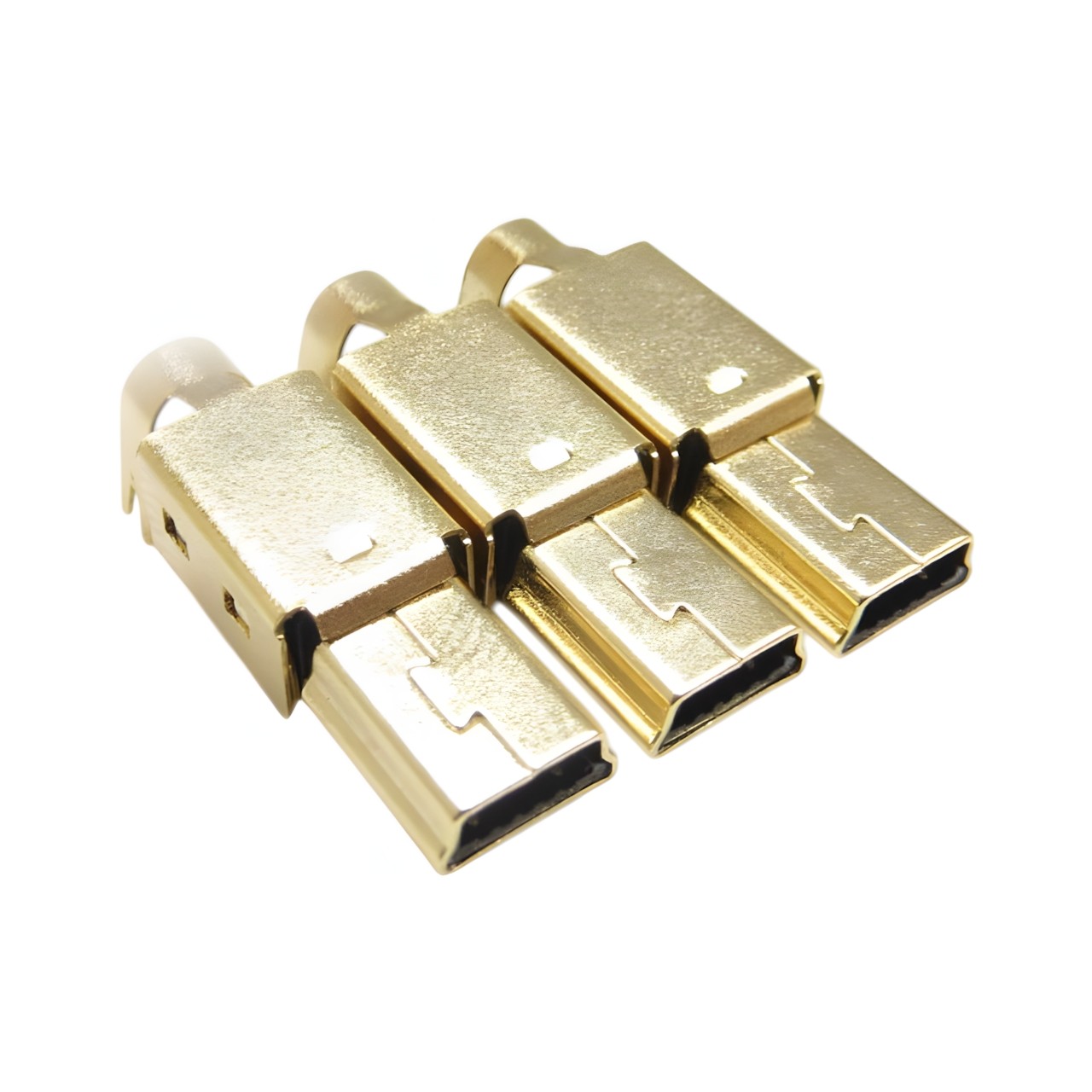 Gold Plated Mini USB 5 Pin Male Connector - MODDIY