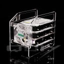 QDIY Professional Modder Acrylic 4-Bay HDD Rack Tray (Y4F)