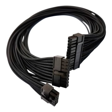 Premium Single Sleeved 24 Pin Modular Cable for PowerSpec