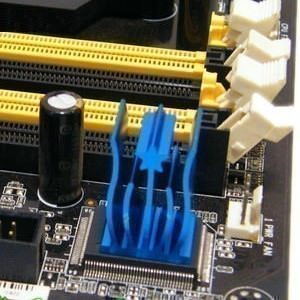 Elegant Blue Chipset Heatsink (15mm x 11mm x 25mm)