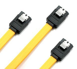 SATA II High Speed Cable with Latch (50cm) Straight to Straight