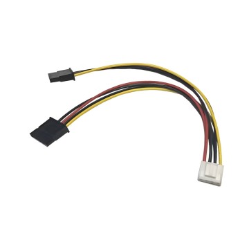ITX Mini PC Mini PH 3.96mm Pitch 4 Pin to 2 x SATA Power Cable 26cm