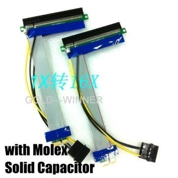 Cavo Estensione Flessibile PCI-E Express 16x A 16x 7.25 Pollici AxGear