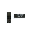 Dupont 2-Pin Female Motherboard Power + - Connector (Black)