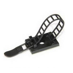 Adjustable Cable Clamp - Black (85mm)
