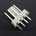 4-Pin (3+1) Male Fan Connector - White