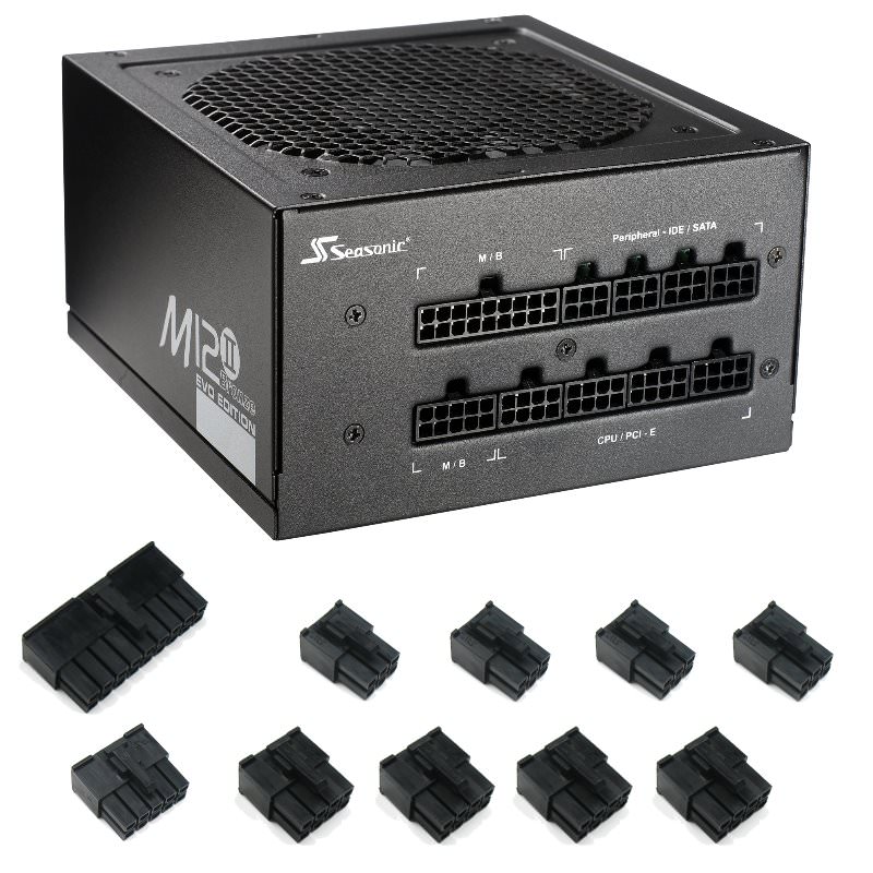 PSU Modular Connector Full Set 10pcs for Seasonic M12 II Evo