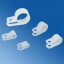 High Quality Wire Saddle - 8.4mm in Cable Clip - White (5 Pack)