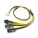 Bitcoin Ethereum Mining Dell 2950 Triple 8 Pin PCIE Split Power Cable