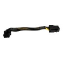 PCIE 90 Degree L Shape Low Profile GPU Power Cable 6 Pin Left Angle