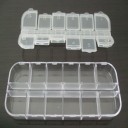 12 Compartment Transparent Plastic Parts Box