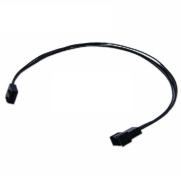 Single Braid PWM 4-Pin Extension Cable (50cm) - Black