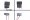 Standard 4-Pin Molex Connector with Pins (Male/Female Integrated)