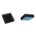 Black Chipset Heatsink 28mm x 28mm x 9mm