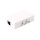 2 Ports CAT6 Network Switch Splitter Selector Hub