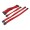 Premium Single Sleeved Modular Cables Set Red for Corsair AX760