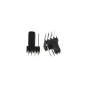 4 Pin 3 Pin 2.54mm Pitch 2510 Fan Male Angled Connector Black