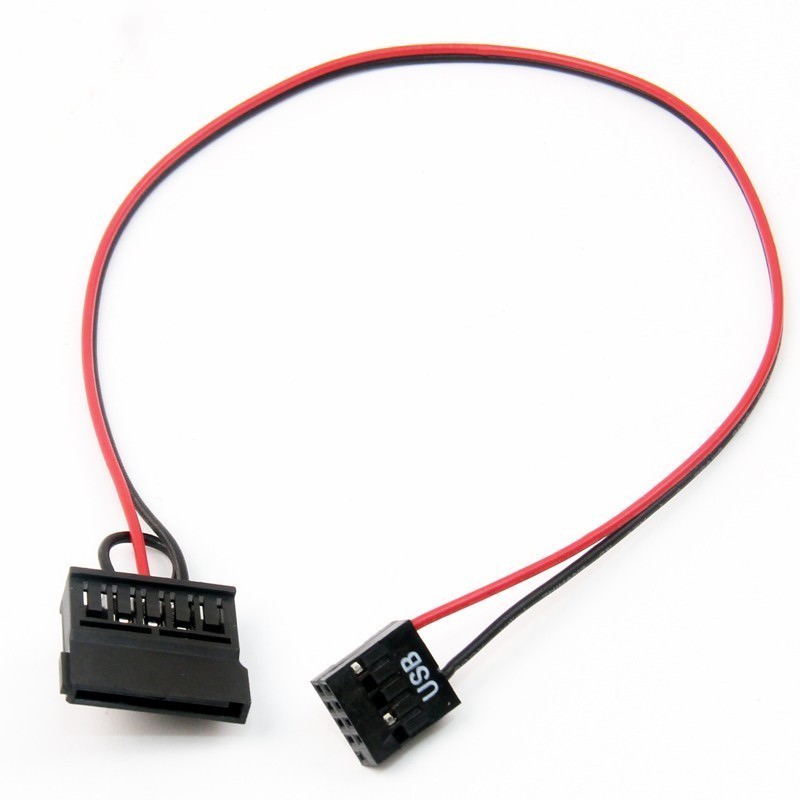 pork Oh midnight USB 9 Pin to SATA 5V for ITX 1 x 2.5 Inch SSD SATA Power Cable 30cm -  modDIY.com