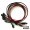 Seasonic Single Sleeved Power Supply Modular Cables + SATA Data Cables Mega Set (Black/Red)