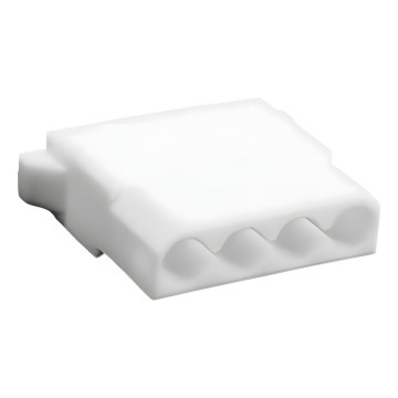 4 Pin PSU Molex Power Female Connector with Pins White