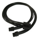 Dual Mini PCIE 6 Pin to Standard PCIE 8 Pin Video Card Cable for Apple