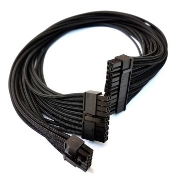 Premium Single Sleeved 24 Pin Modular Cable for OCZ