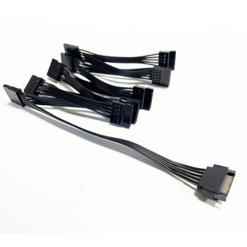 Chia Mining 5 Pin SATA to 10 x SATA Power Splitter Adapter Cable