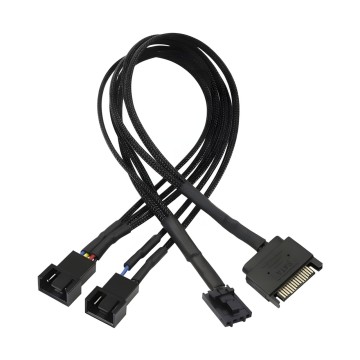 Special 4 Pin to Dual Standard 4 Pin PWM Fan Adapter Cable for Dell