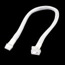ATX 3.0 PCIe 5.0 600W Angled 12VHPWR Native 16 Pin Gen 5 Power Cable All White