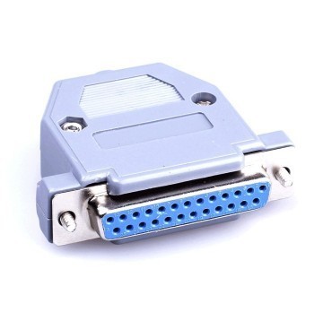 Kit 10 Gusci Posteriori E Viti Per Connettori D-Sub DB25 25 Pin, Copertura In Plastica Per HD25, Ideale Per Progetti Fai Da Te - Foto 1