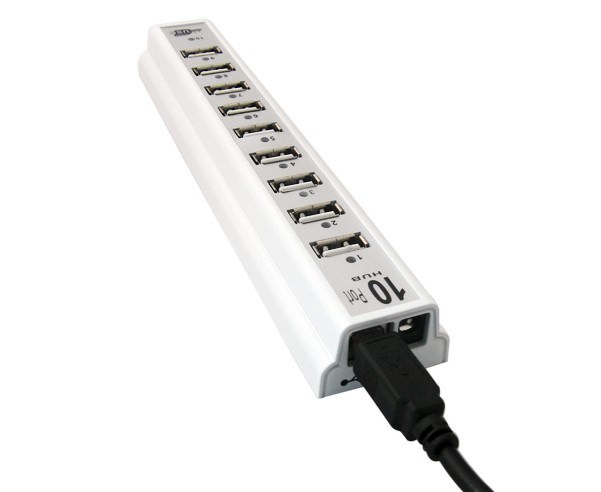High Speed 10 Port Powered USB HUB - MODDIY