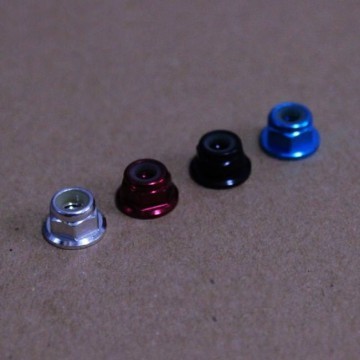 YFS Premium Aluminium Alloy Hex Lock Nut - 4 Colors (M4)