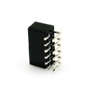 10-Pin ATX Power Male Header Connector - 90% Angled - Black