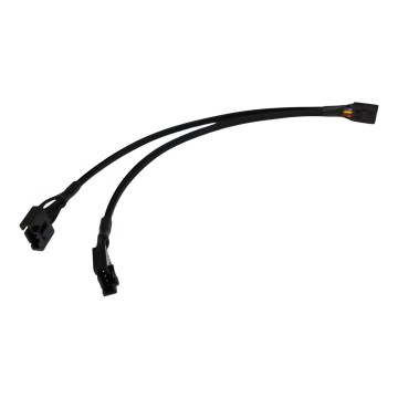 5 Pin to Dual 5 Pin 1 to 2 Y Split Sleeved Fan Cable 20cm for Dell