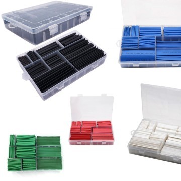 Premium Multi Size Heat Shrinkable Tube Box Set 385 Pieces