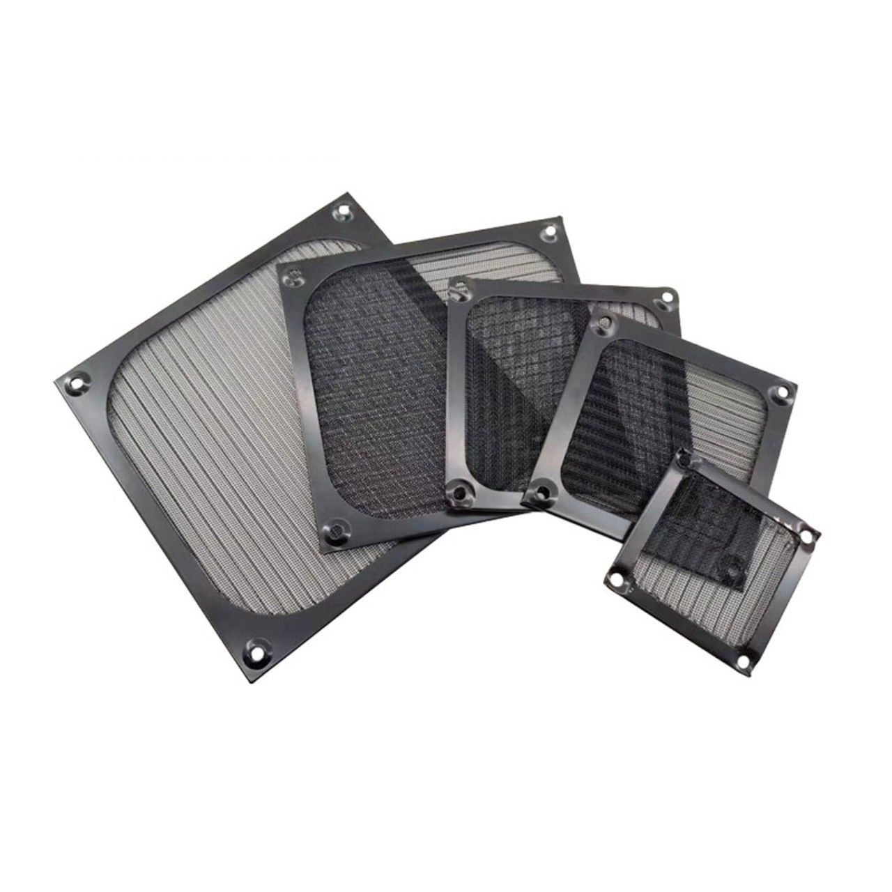 Premium Black Anodized Fan Filter 60mm to 140mm - MODDIY