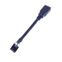 Motherboard USB 2.0 9-Pin to USB3.0 Type-A Cable Adaptor
