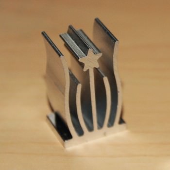 Elegant Silver Chipset Heatsink (15mm x 11mm x 25mm)