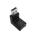 USB 3.0 Female-to-Male Down-Angled Adapter Connector