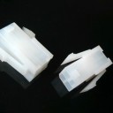 4-Pin Motherboard Power Male Connector - Transparent White