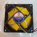 Super Fan SDF8025H12S 12V 0.25A 8cm Computer Fan Yellow