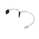ITX Mini PC Mini Floppy 2.54mm Pitch 4 Pin to 2 x SATA Power Cable