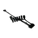 SATA II Combo Data Power Cable (30cm 60cm) Sleeved